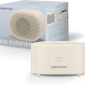 Conair Portable Small Air Purifier, Rechargeable Corded/Cordless, HEPA Air Filter, Air Purifier for Allergies, Dust, Pollen, Odor Control, Home, Bedroom, Dorm Room, Air Purifier for Small Room