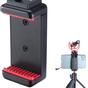 ULANZI ST-07 Phone Tripod Mount with Cold Shoe Mount for Microphone LED Video Light 1/4'' Tripod Screw for iPhone 11/Pro/Pro Max XS Max XR X 8 7 Plus Samsung Galaxy OnePlus Google Pixel Vlog Vlogging