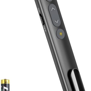 USB-C/USB-A Laser Pointer for Presentation Clicker PowerPoint Wireless Presenter Remote, Google Slide Advancer Projector Smart Board Slideshow Power Point PPT Clicker for Mac/Laptop/Computer/Office